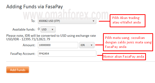 Cara deposit tickmill
